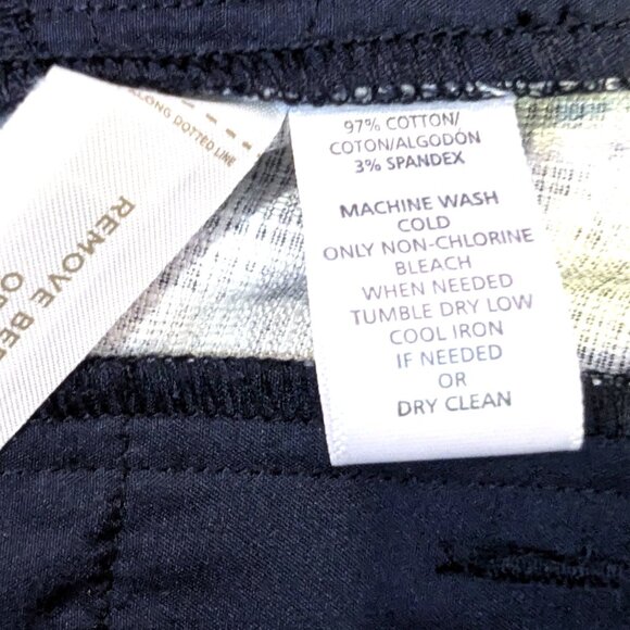 NWT LOFT | Turtle Print Riviera Shorts Navy Blue & White 6" Inseam | Size 0* - Picture 8 of 13